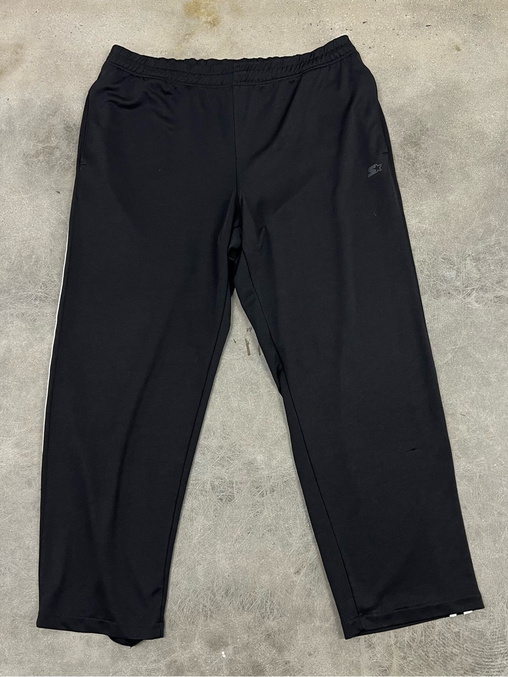STARTER Black Jogger Pants Wide Leg